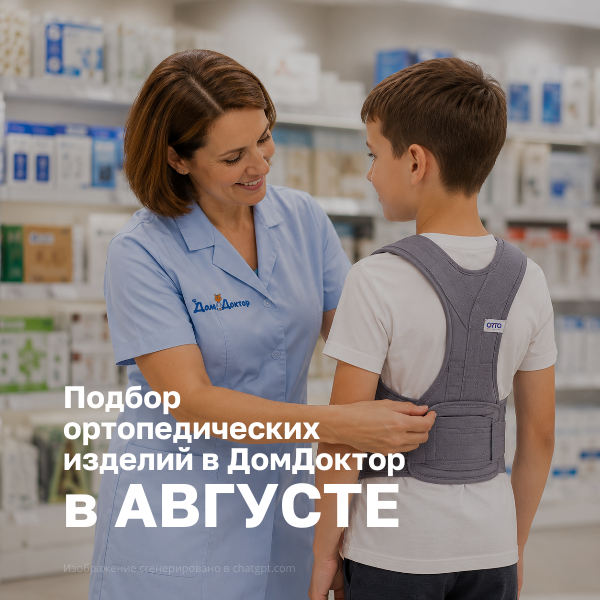Профессиональный подбор ортопедических изделий в ДомДоктор