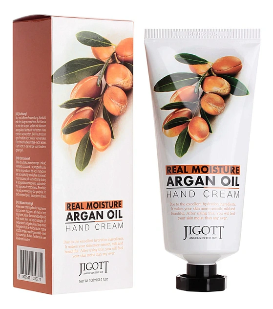 Крем для рук JIGOTT REAL MOISTURE ARGAN OIL HAND CREAM 100 мл