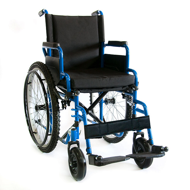 Кресло-коляска инвалидная 514 А (ширина 41 см, литые задние колеса)