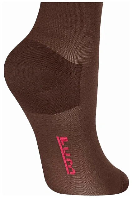 Чулки компрессионные прозрачные на широкое бедро (закрытый носок) 1 класс Idealista ID-300TW