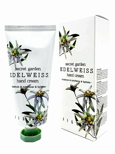 Крем для рук с эдельвейсом JIGOTT SECRET GARDEN EDELWEISS HAND CREAM 100 мл