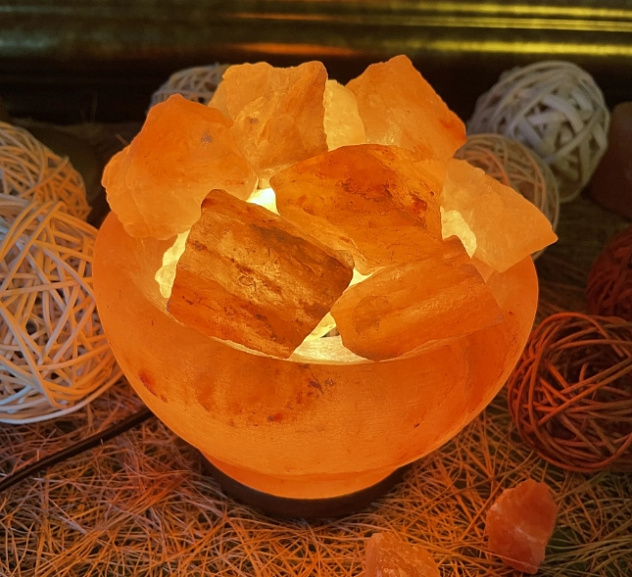 Лампа солевая Wonder Life "Огненная ВАЗА"