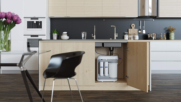 Водоочиститель АКВАФОР Осмо DWM-201 (202S-C) с интеллектуальным контроллером управления