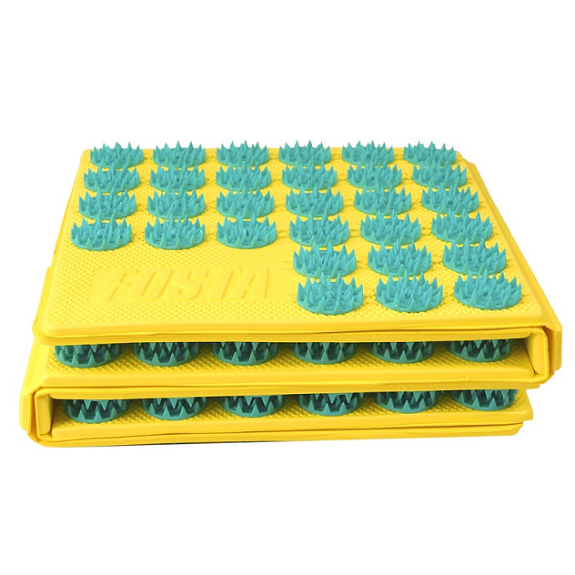 Аппликатор-коврик 6-ти секционный желтый Fosta арт. F 0120