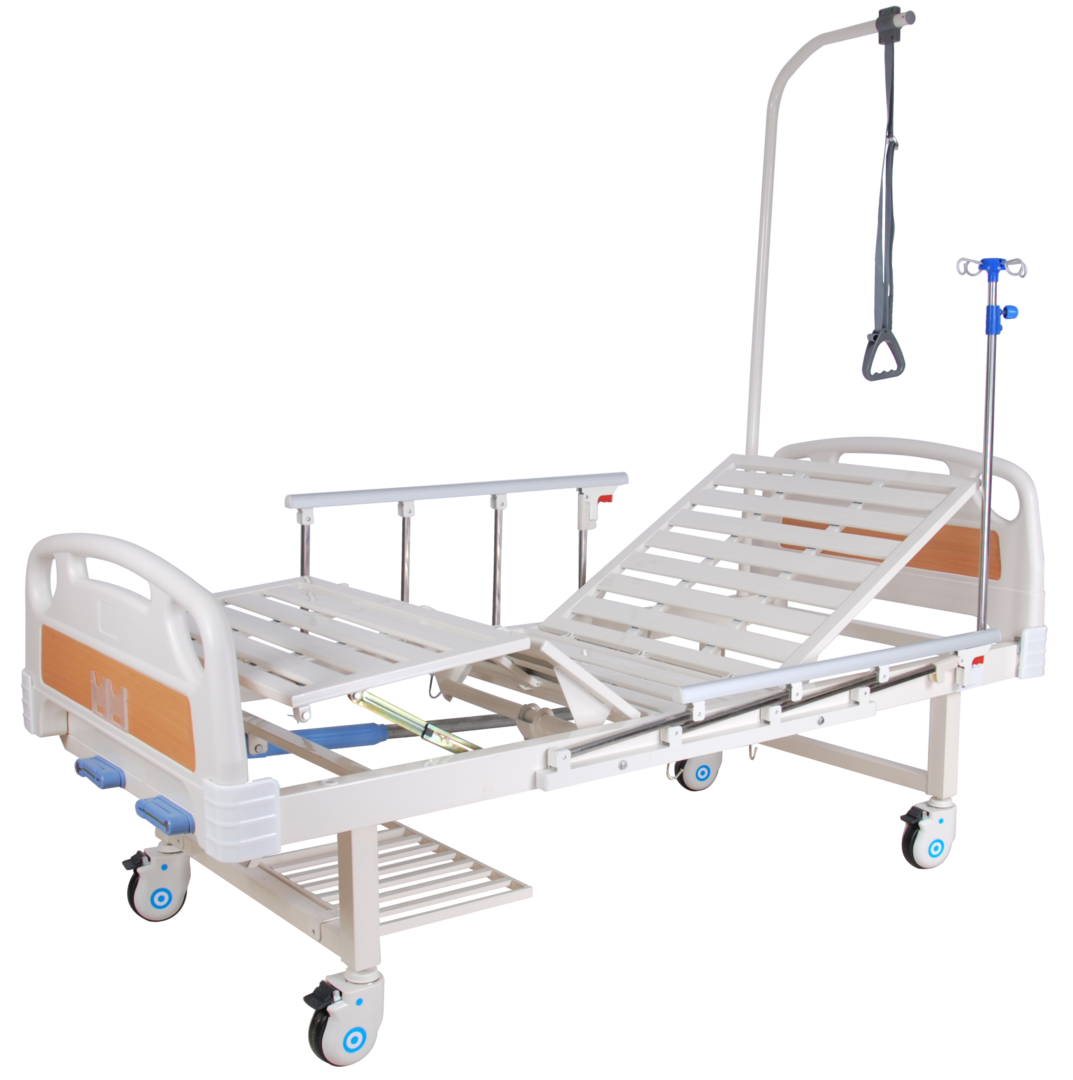 Кровать функциональная медицинская механическая Е-8 (ММ-2014Д) матрас в комплекте