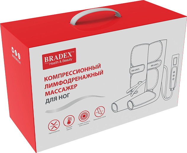 Массажер для ног компрессионный лимфодренажный BRADEX KZ 1166
